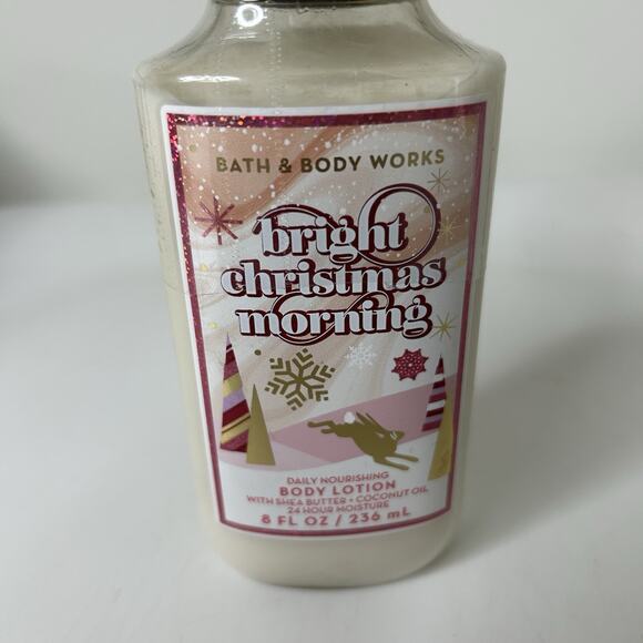 Bath and Body Works Bright Christmas Morning Body Lotion 8 fl oz /236mL Set Of 2 - Picture 2 of 4